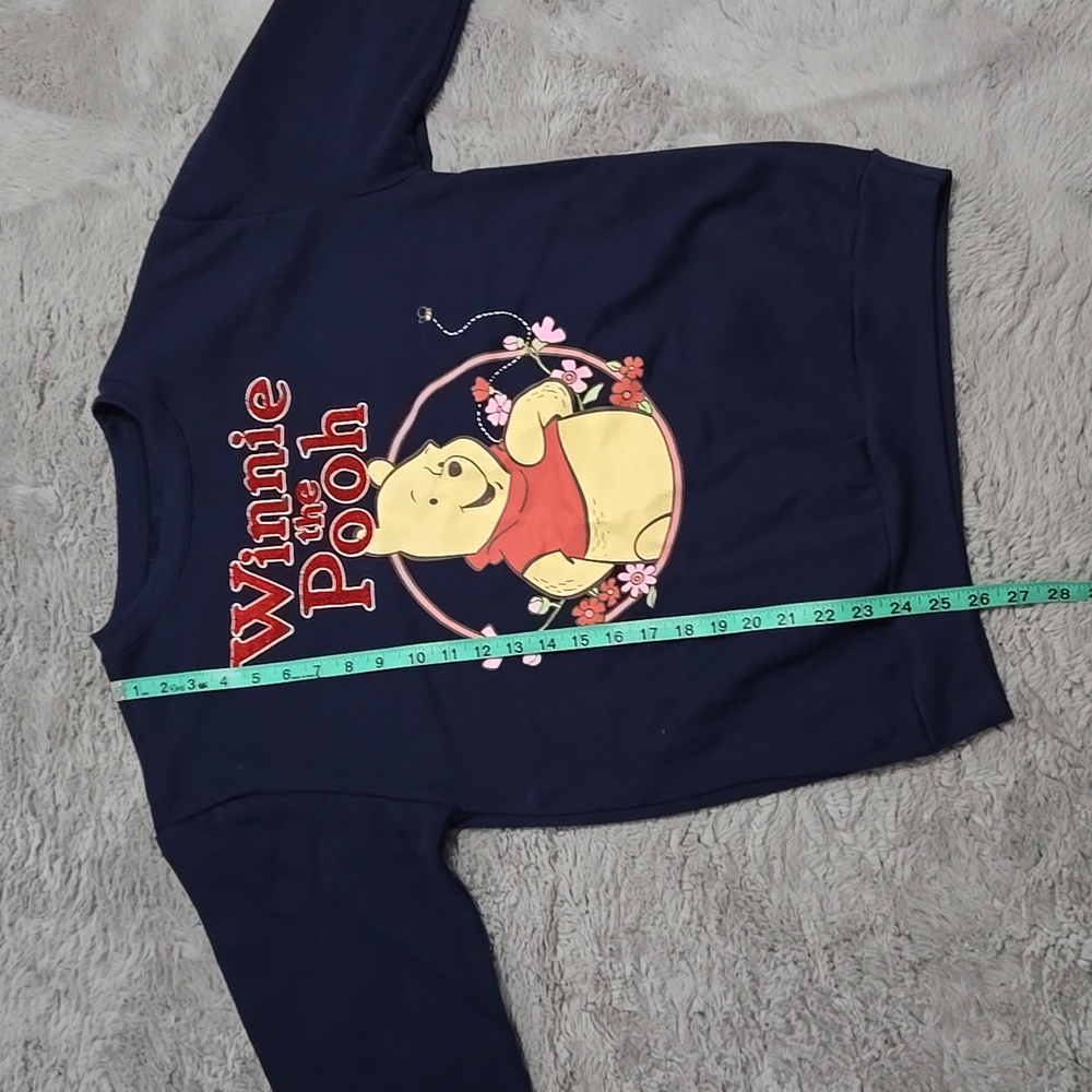Winnie the Pooh navy blue crew neck sweatshirt size XS - Picture 5 of 7